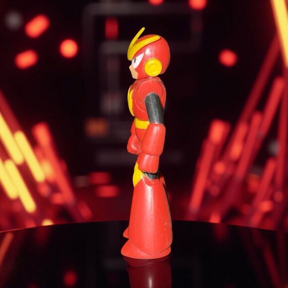 2004 Capcom Jazwares Mega Man Quickman Figure 3" PVC A37 - Picture 5 of 5